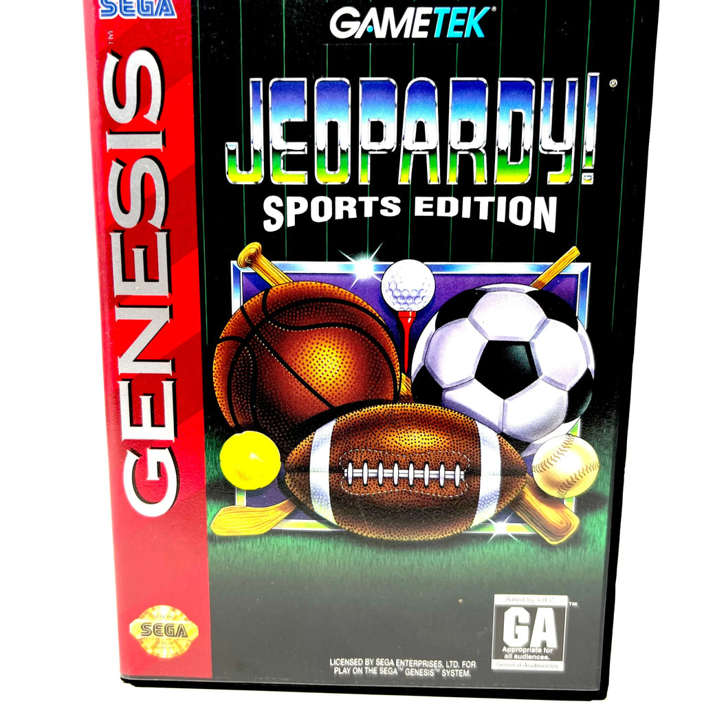 Genesis Sports Edition Jeopardy Game Ten Sega