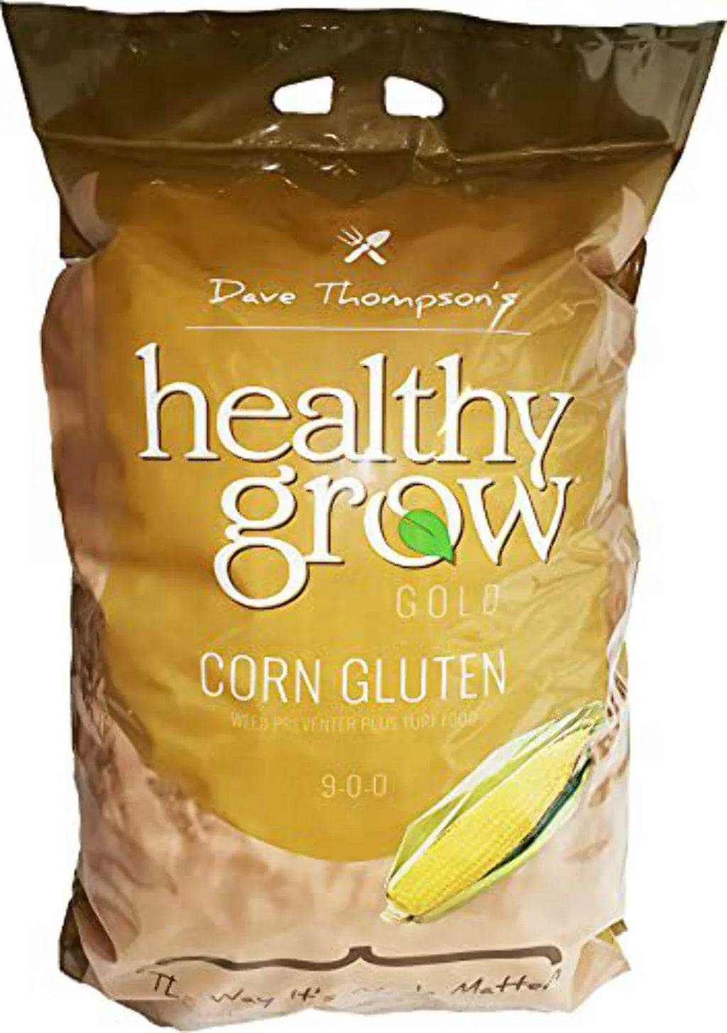 Turf Healthy Gold Corn Plus Preventer 30-Pounds Food, Weed Gluten 9-0-0, Grow