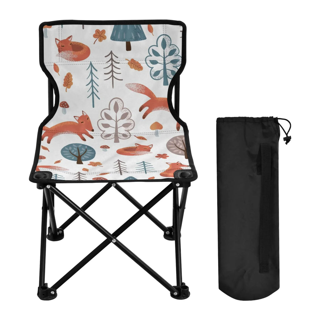 Folding Lawn with 220LBS transportable Outdoor Camping to Chair Forest Chair Carry Chair Fishing in Chair Bag Beach Support Fox