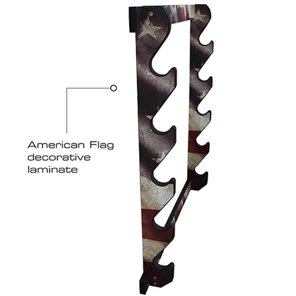 Rack Gun Display Rush Creek Storage Americana Patriotic 38-4046 5 Creations Wall