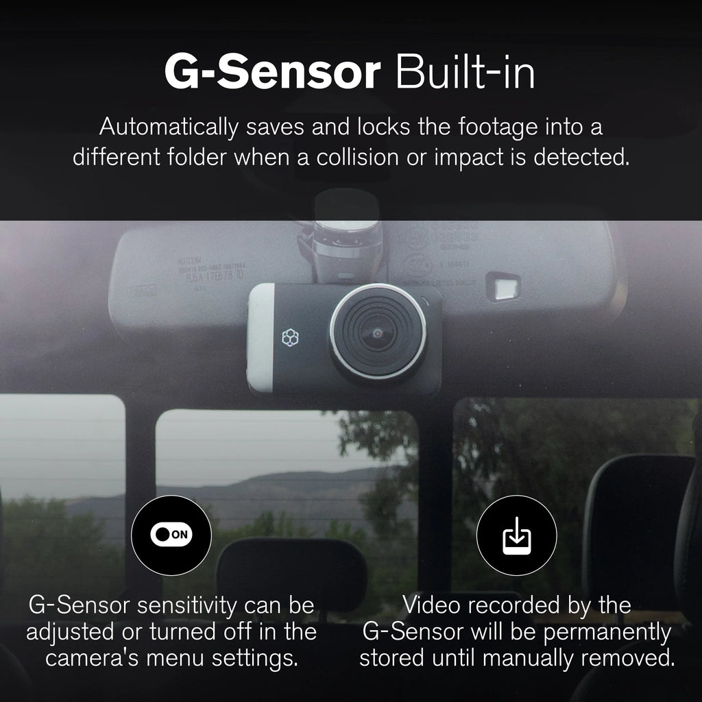 Angle Range Lense, with 150 Pro Mode with G-Sensor Day/Night. 4K Park GPS Resolution High UHD for LCD Degree Dynamic Record Yada Wide Roadcam Screen, Technology App, and 3"