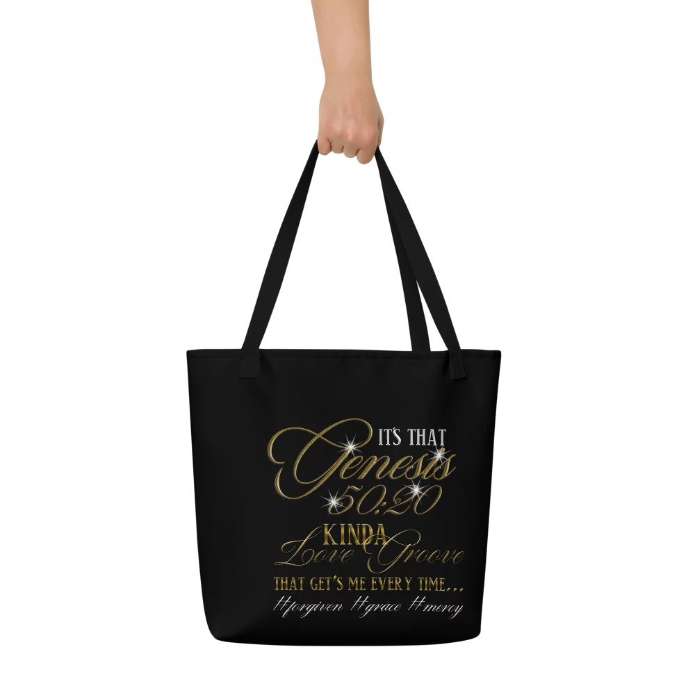 Kinda Bag Large Tote 50:20 Groove Love Genesis