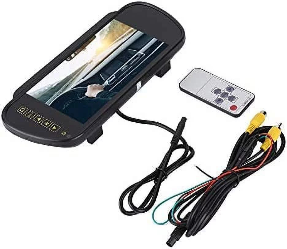 for Inch Parking Mirror Car Rear Vehicle Bileeko 7 Screen View Monitor LCD