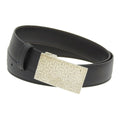 Waist L5000405 CARTIER Cartier Birthday Black (Good) Leather Pre-Owned Belt Happy