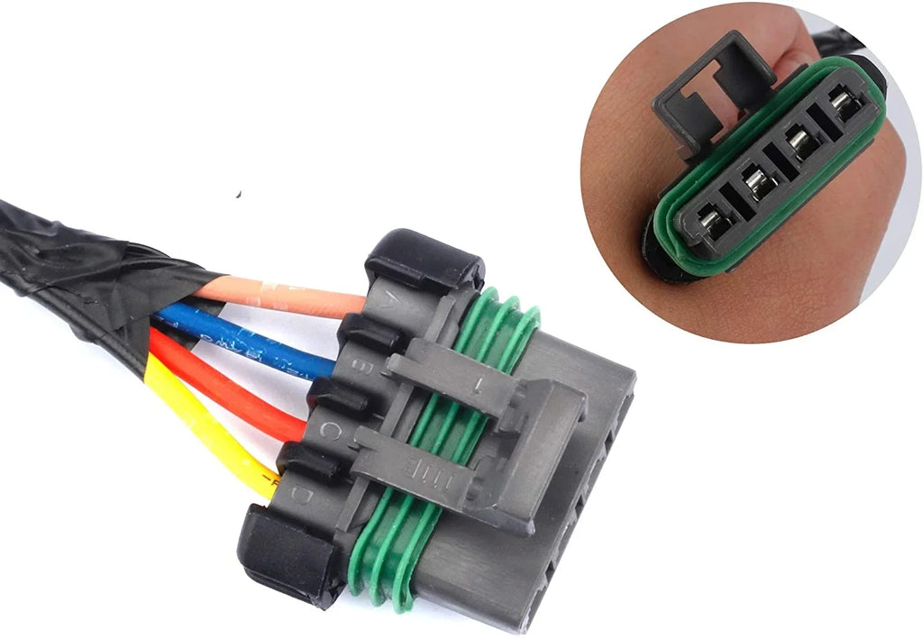 Heater A/C with 97287182 2004-2012 Replaces# Chevrolet Harness Wiring Compatible Colorado Dasbecan 89019303 Motor Blower Canyon 89019124 GMC