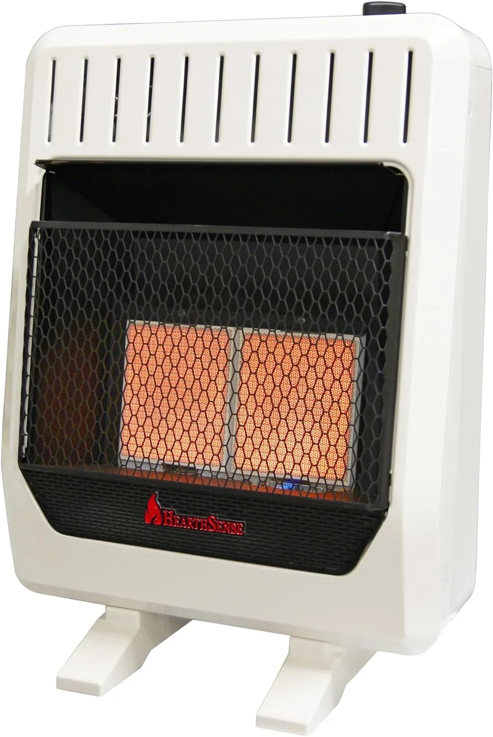 Hearth Infrared Vent Fuel with Heater Control Dual IR16T-BB and Blower Plaque Sense 20,000BTU T-Stat Model# Base Less