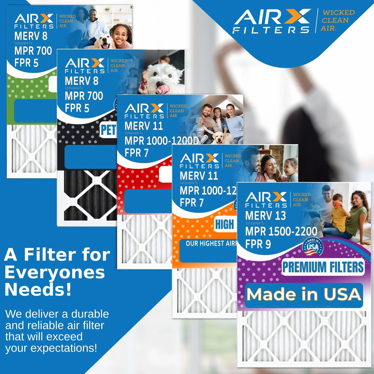 to 7 MPR 1200 FILTERS 11 USA oxygen by oxygen Conditioner & 4 12x36x1 Made Pack 1000, HVAC Filter Filters Filter MERV AIR. 12x36x1 WICKED Electrostatic Pleated FPR Comparable Furnace MPR AIRX CLEAN Premium