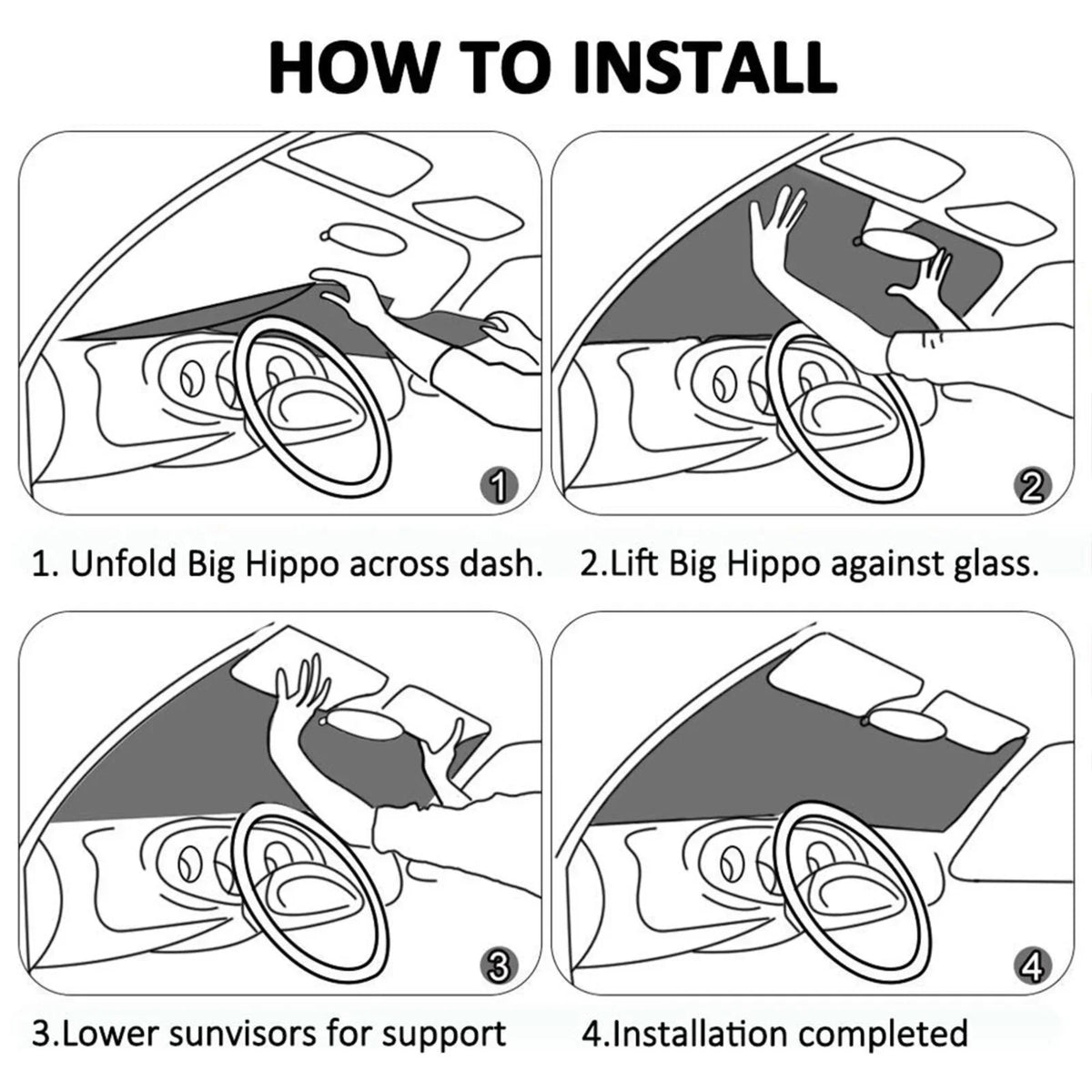 Balery Cover Interior Truck Shade, Animals Car Uv Sunshade Rays Pickup Window Front For Suv Accessories- ,Automotive With Small Blocks Portected Sun Transports Car Windshield