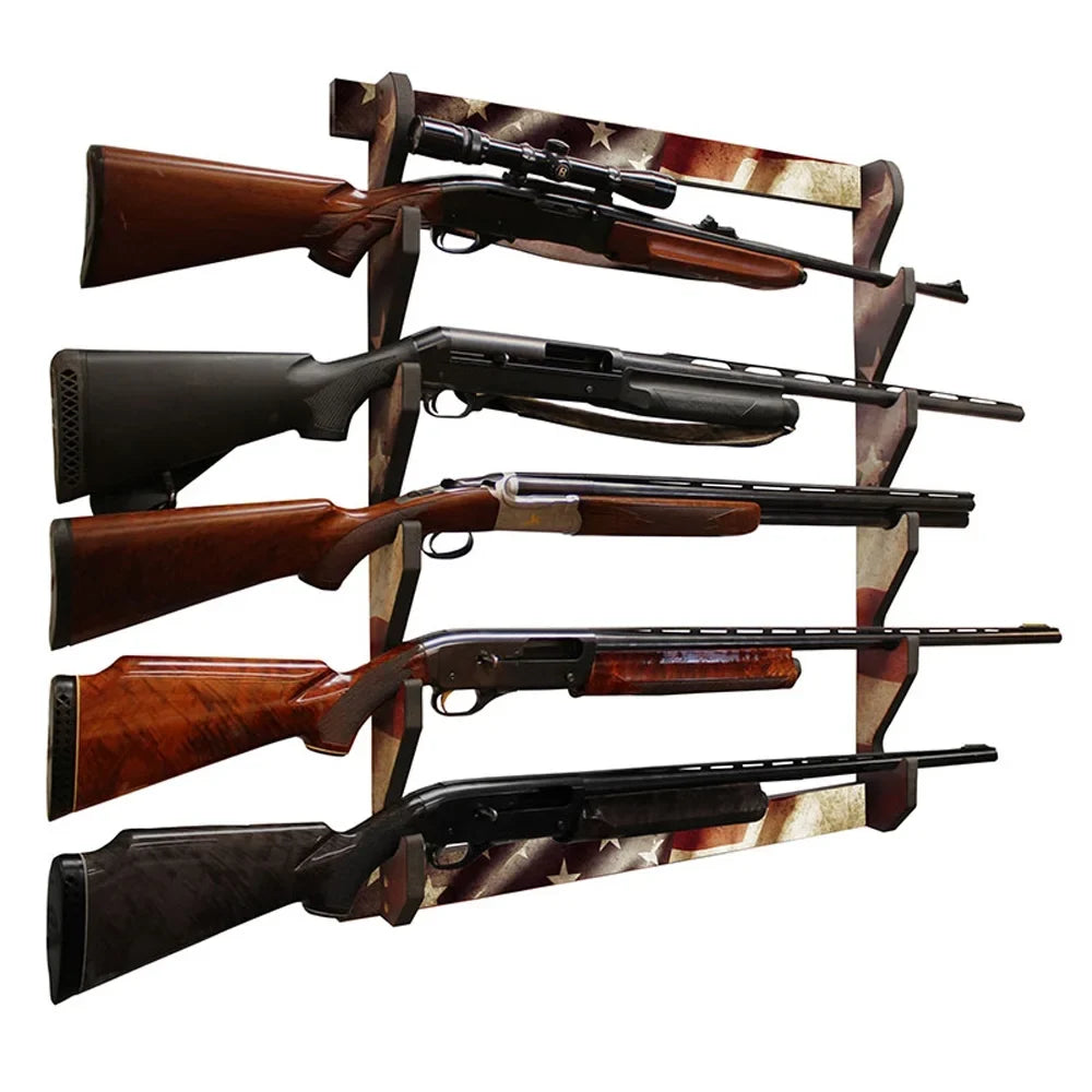 Rack Gun Display Rush Creek Storage Americana Patriotic 38-4046 5 Creations Wall