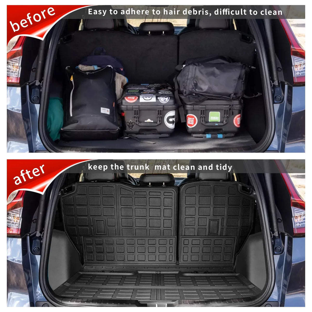 Trunk Mat Car Cr-v Seat 2024 2023 Honda Accessories 2024 Protector CRV Fuel 2024 Cargo Fit Cover Back Liner Honda mats