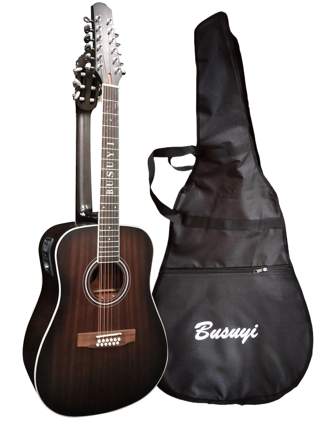 NPT Neck, 2021 Busuyi Acoustic Double Guitar Double Strings 12/6 Sided