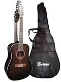 NPT Neck, 2021 Busuyi Acoustic Double Guitar Double Strings 12/6 Sided