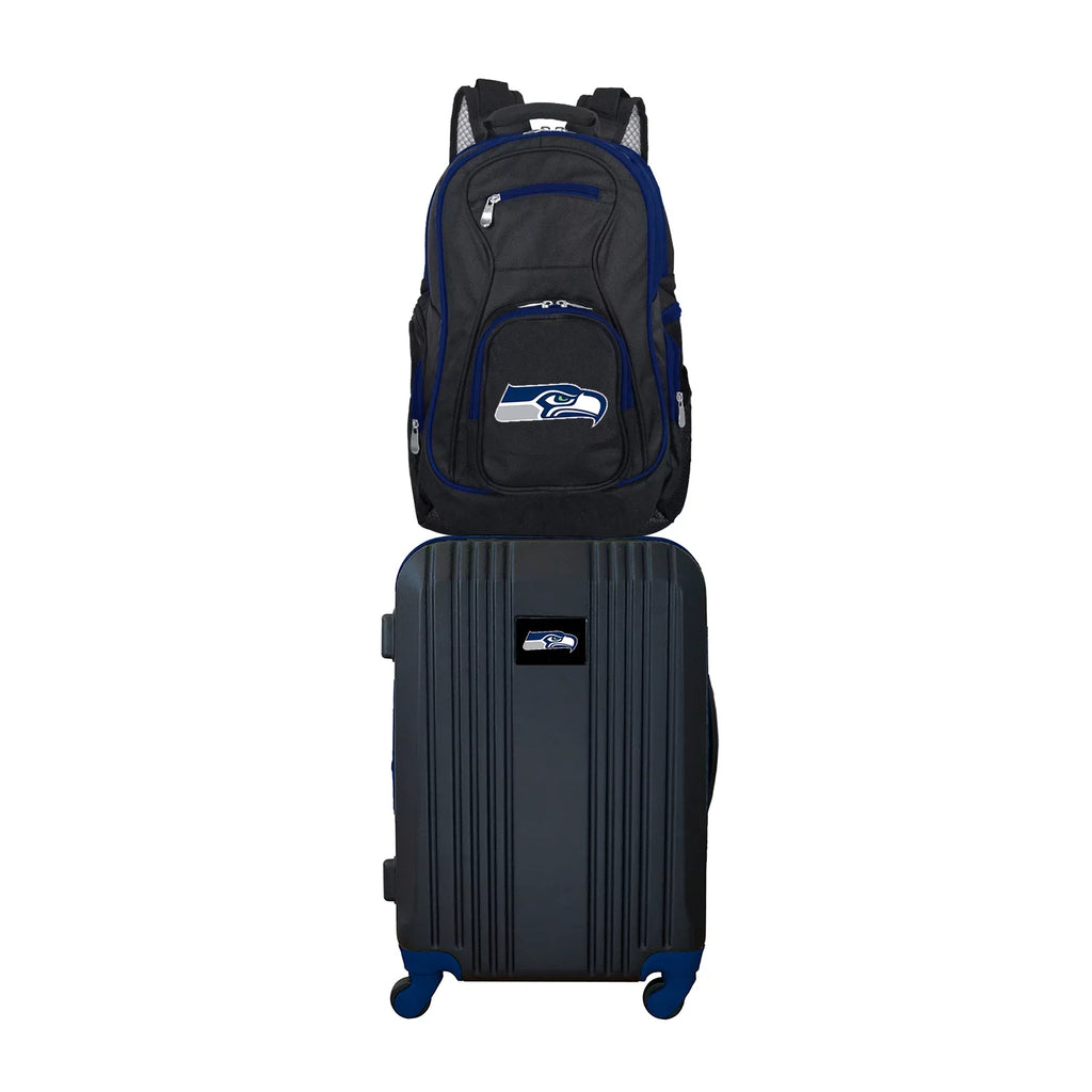 2-Piece and Set Seattle Backpack Luggage Seahawks NFL