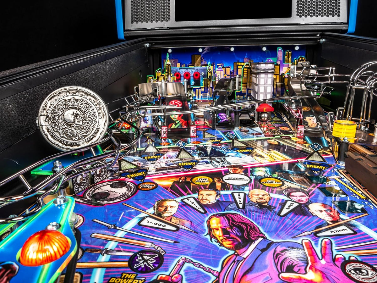 Stern Pinball John Wick with Insider Connected, Premium Edition Arcade Pinball Machine