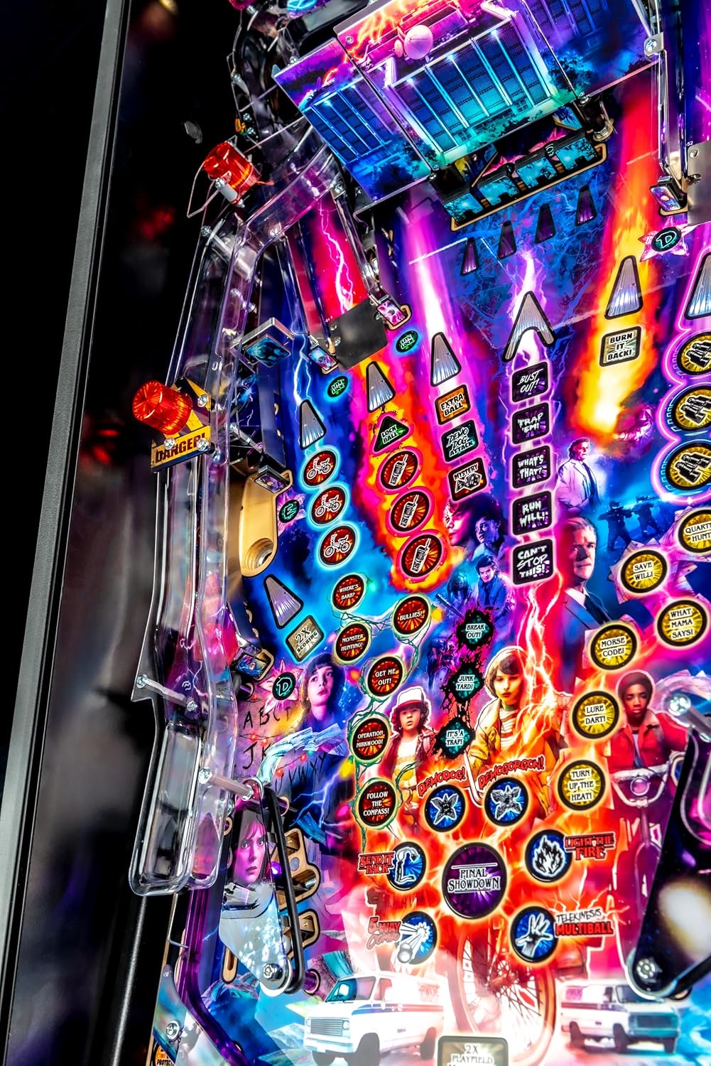 Stern Pinball Stranger Things with Insider Connected, Pro Edition Arcade Pinball Machine