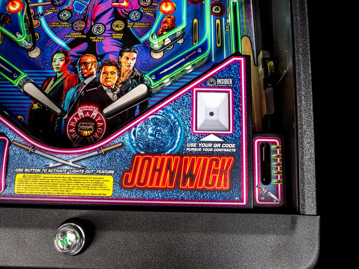Stern Pinball John Wick with Insider Connected, Premium Edition Arcade Pinball Machine
