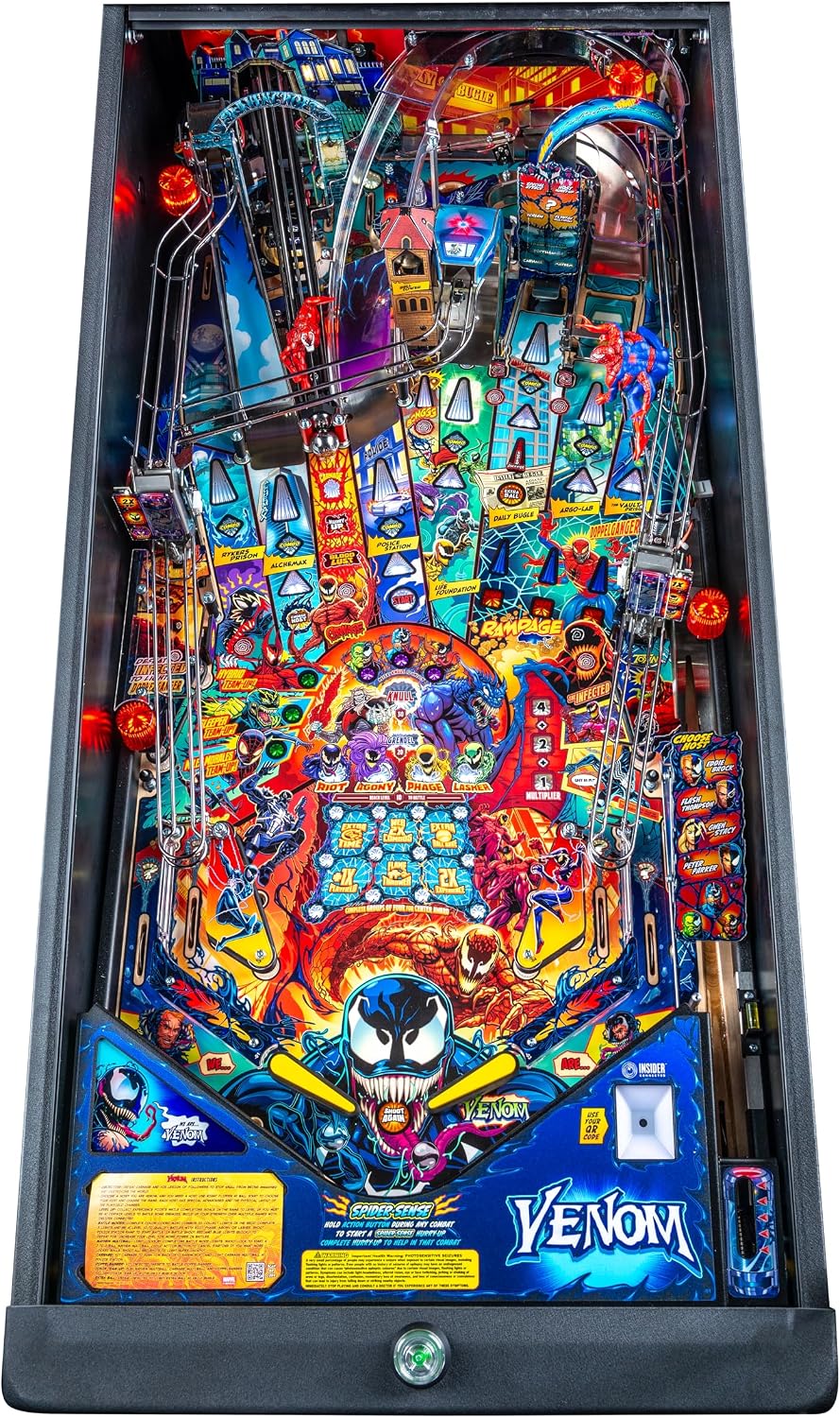 Stern Pinball Venom with Insider Connected, Premium Edition Arcade Pinball Machine