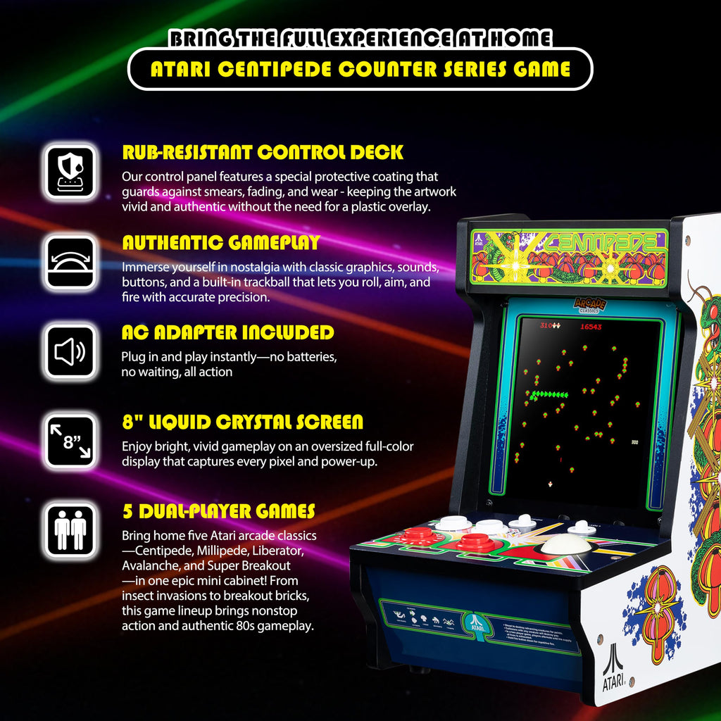Arcade Classics WWE Counter Series Game Machine with 4 Games