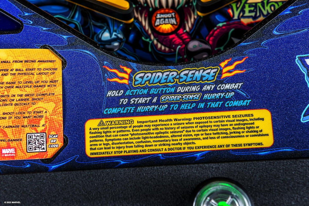 Stern Pinball Venom with Insider Connected, Premium Edition Arcade Pinball Machine