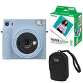 Instant and Blue Camera Film SQ1 Glacier Camera, Film + instax SQUARE Bag