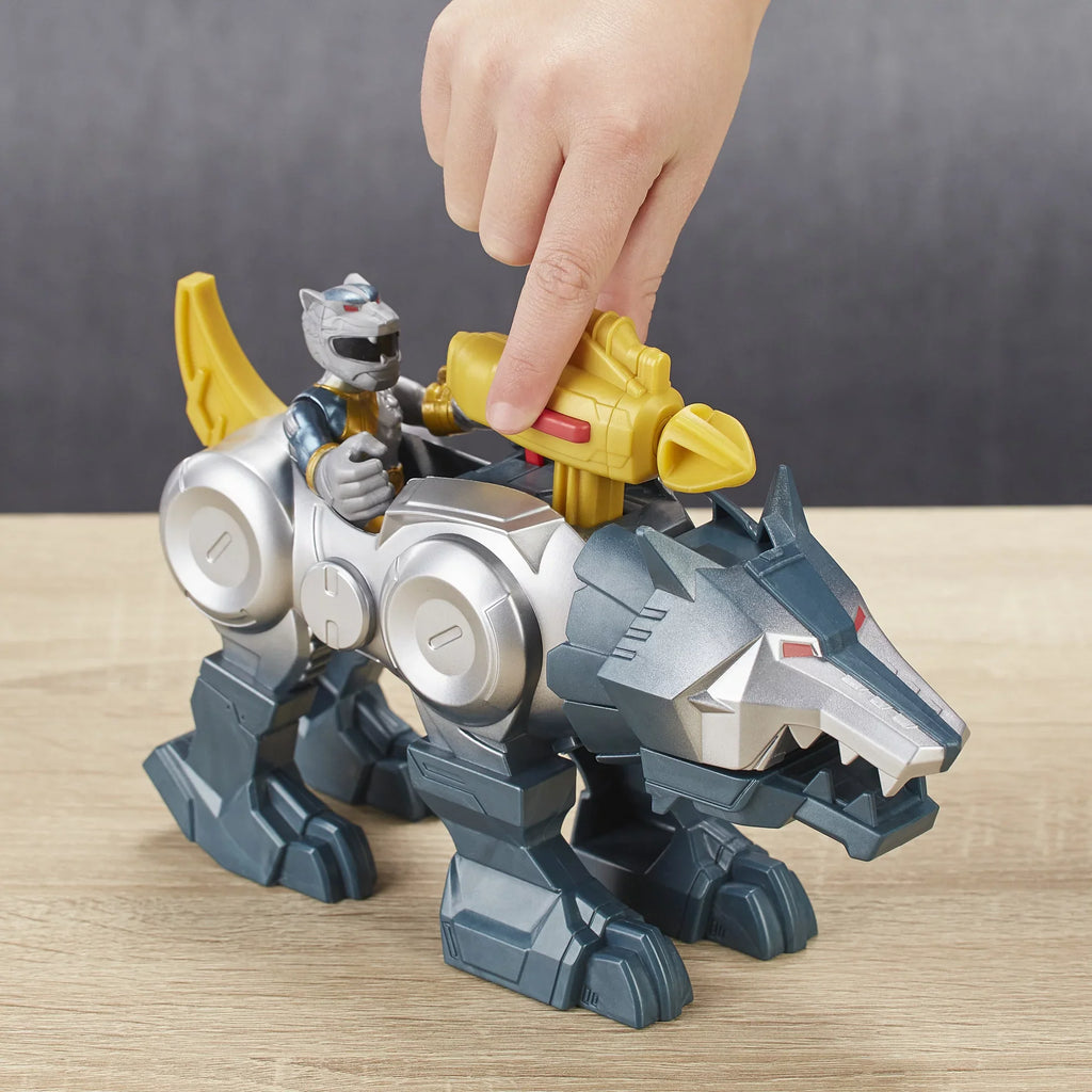 Silver Ranger and Heroes Playskool 2-Pack Figures Power Zord Rangers Wolf