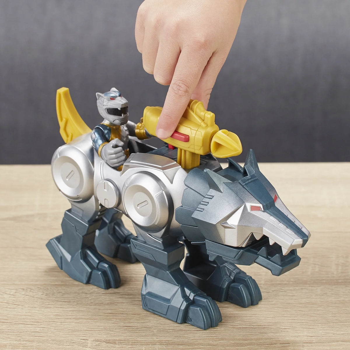 Silver Ranger and Heroes Playskool 2-Pack Figures Power Zord Rangers Wolf