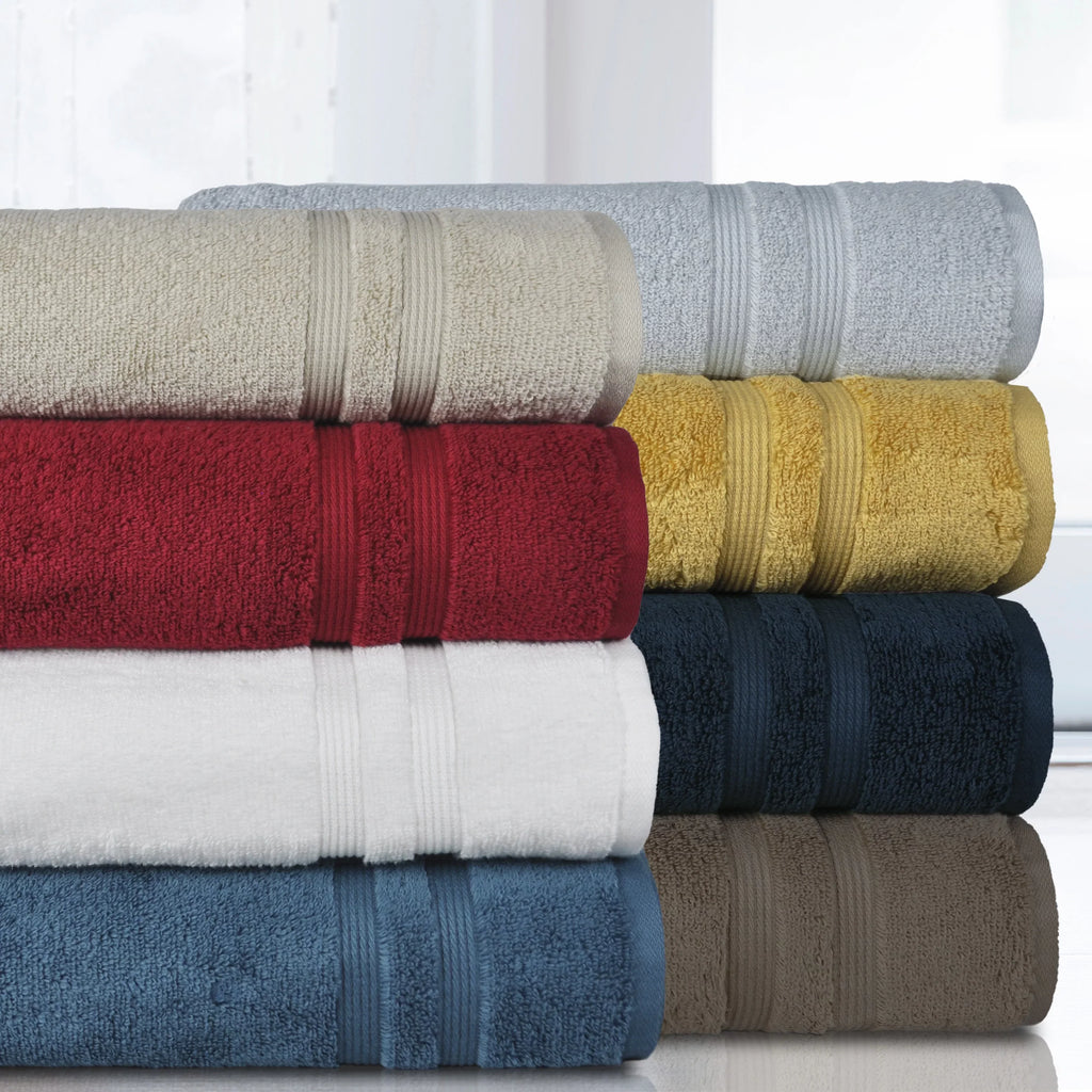 Set, Towel 6 Performance Solid Piece Silver Mainstays