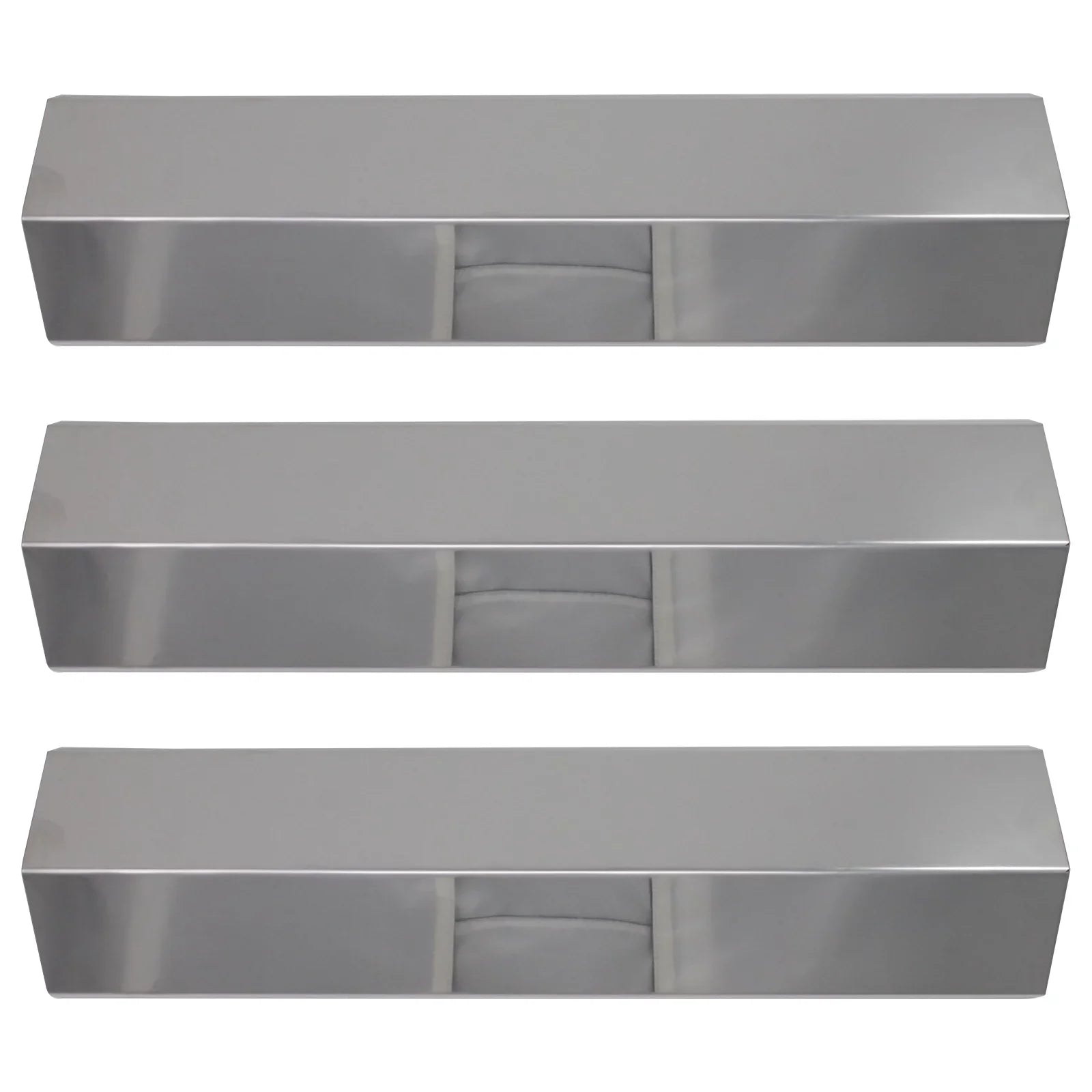 for Tamer, Flame Stainless Vaporizer Steel Tent Bar, Replacement Barbeque Bar, Flavorizer Deflector, Parts Guard, Cover Shield BBQ Compatible 810-8410-S 3-Pack 15" Burner Plate - Heat Grill Charmglow
