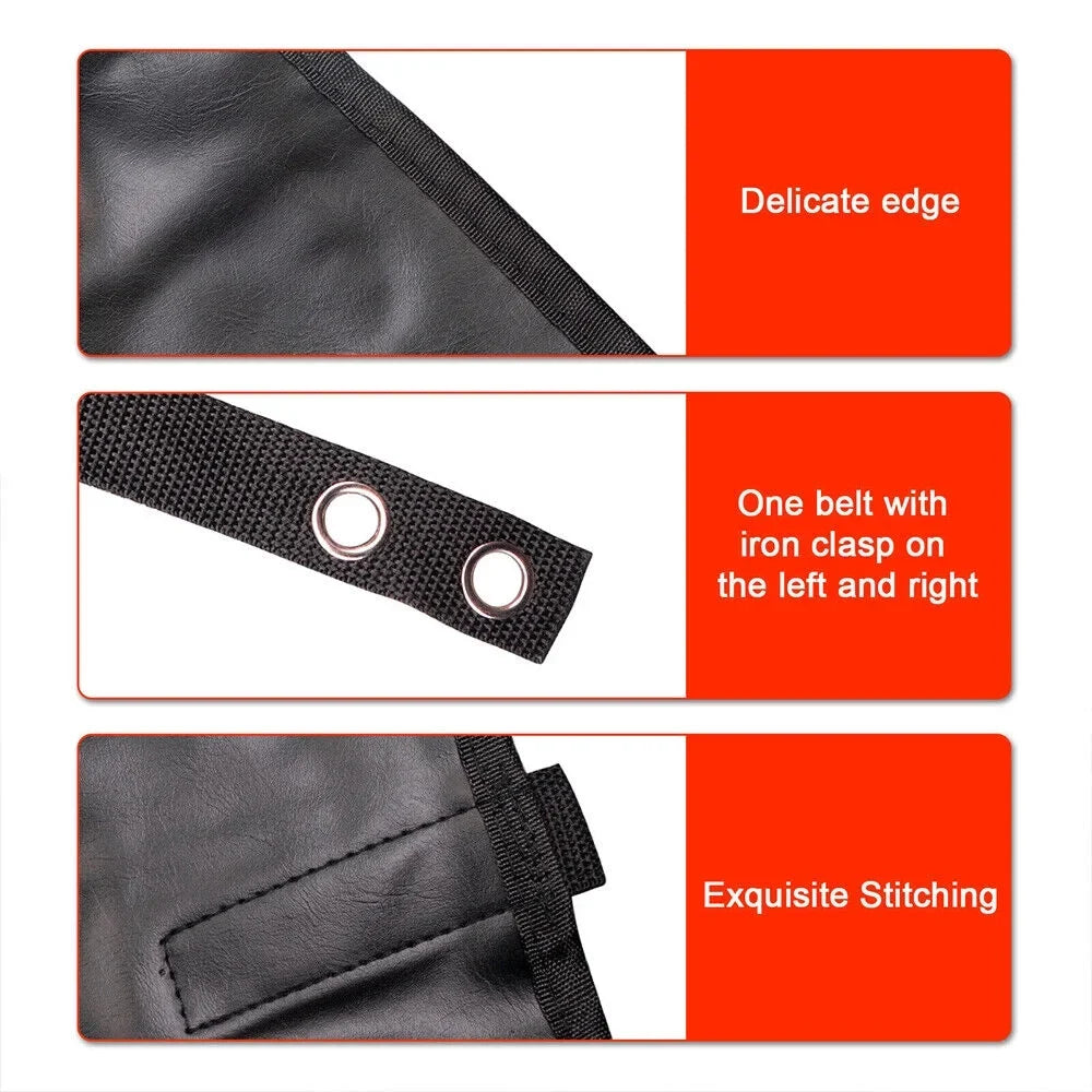 Leather Sunshade Easy JKU Maximum Wrangler Install, Top Protection - Sun 07-18 Jeep JLLOM JK Premium