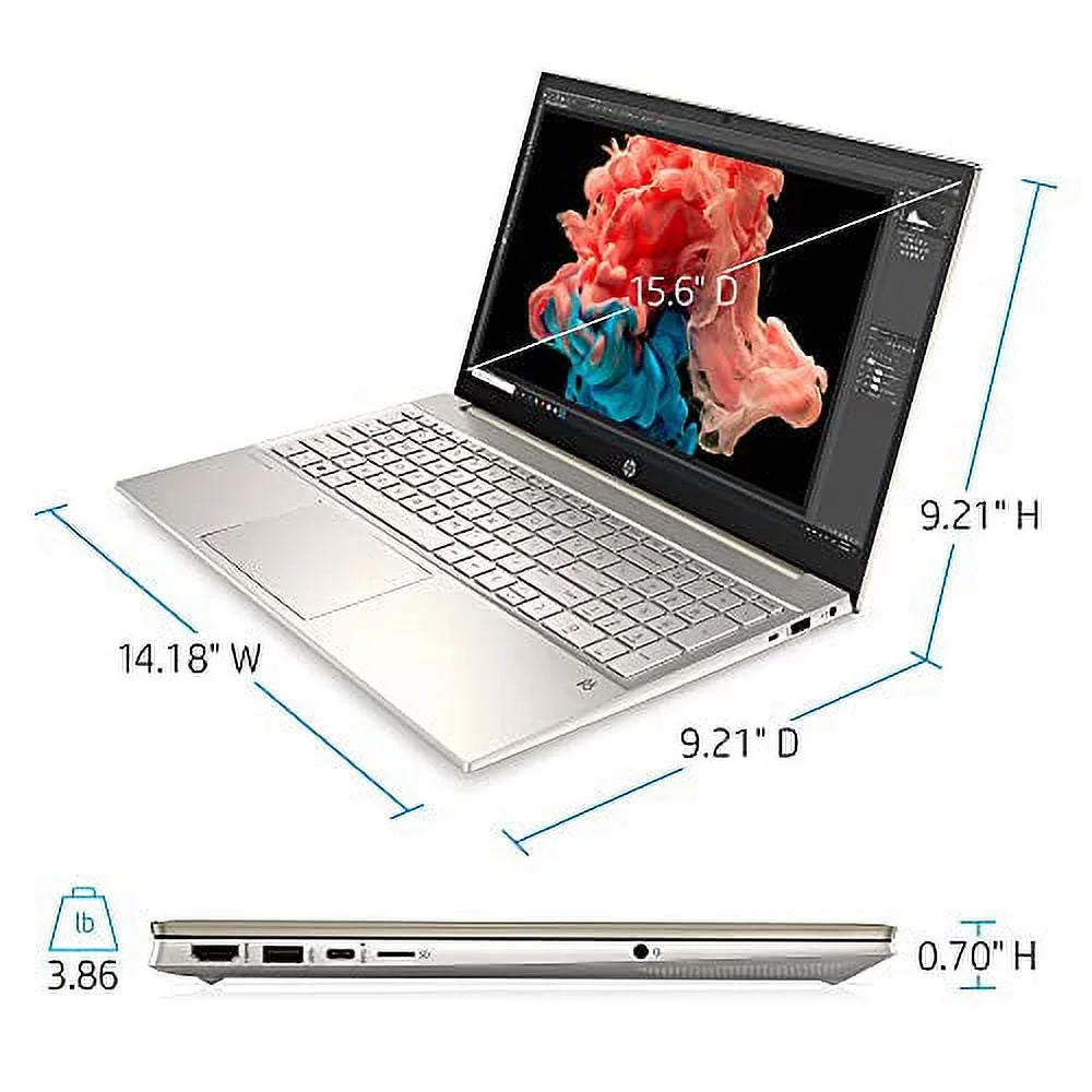 i7-1165G7 DDR4 WiFi-6 w/ Pavilion Bluetooth Windows FHD USB HP 2TB Iris SSD NVMe Webcam Gen 15.6" HDMI 4-Core Touchscreen Intel 11th Keyboard Graphics 2022 10 32GB Xe Home Laptop 32GB Backlit