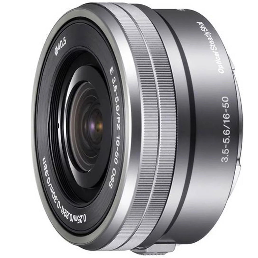 '+ + Mirrorless + Angle 55-210mm Sony Telephoto Bundle Set Camera Battery 16-50mm Filter Lens Kit APS-C ILCZV-E10L/W Vlog & Accessories + Lenses Gear Extra 2 & ZV-E10 Alpha Case with Deco White Wide