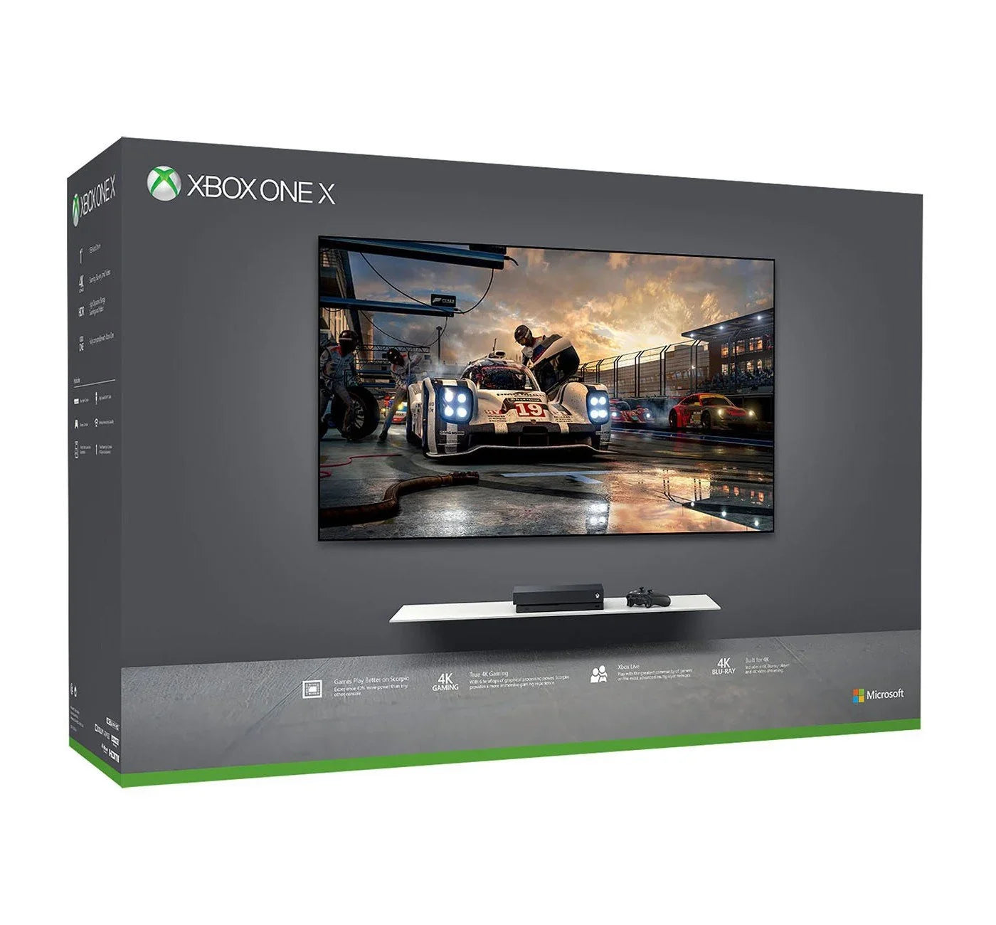 1TB Xbox Microphone G9 Bundle Black Microsoft One With + Pre-Owned AXTION With Controller New) Gaming Like (Refurbished: Console BOLT 2 X Earbuds