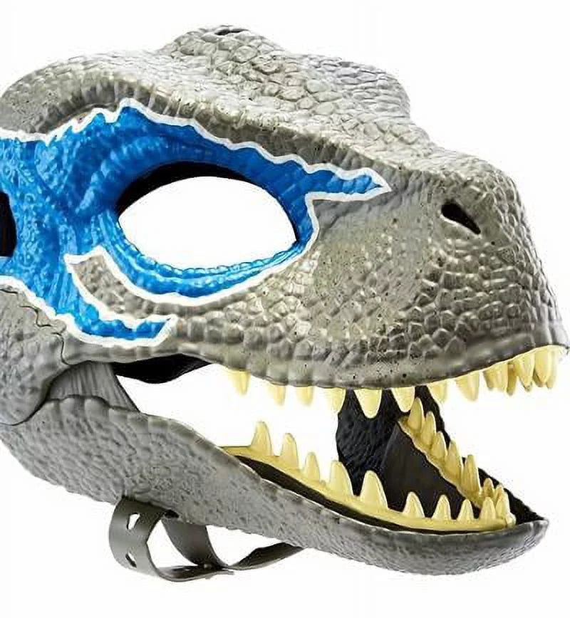 JURASSIC MASK DOMINION VELOCIRAPTOR BLUE WORLD