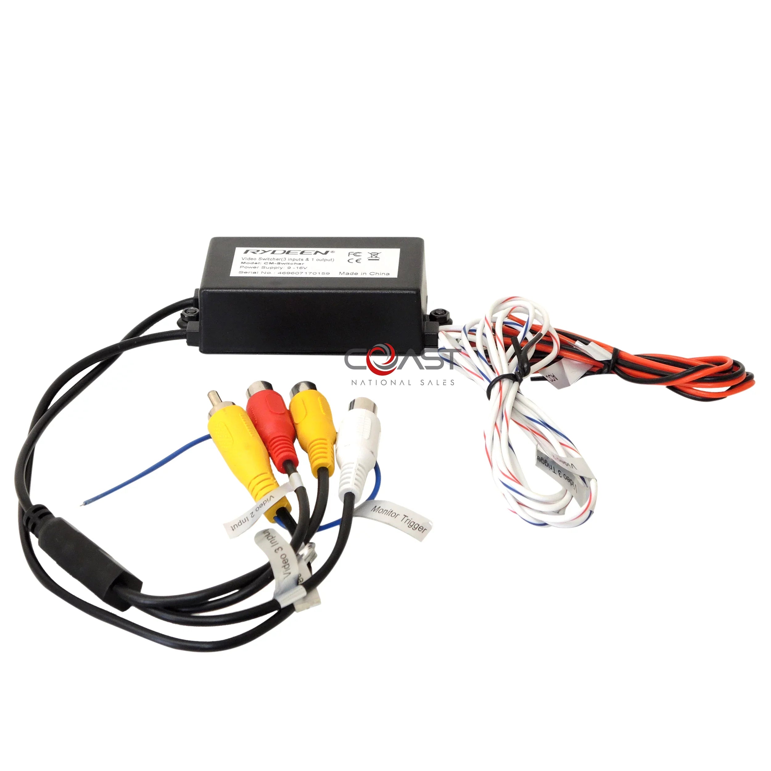 Multimedia For Rydeen Switcher Unit CM-Switcher In-Dash 3 Video Inputs/1 Output