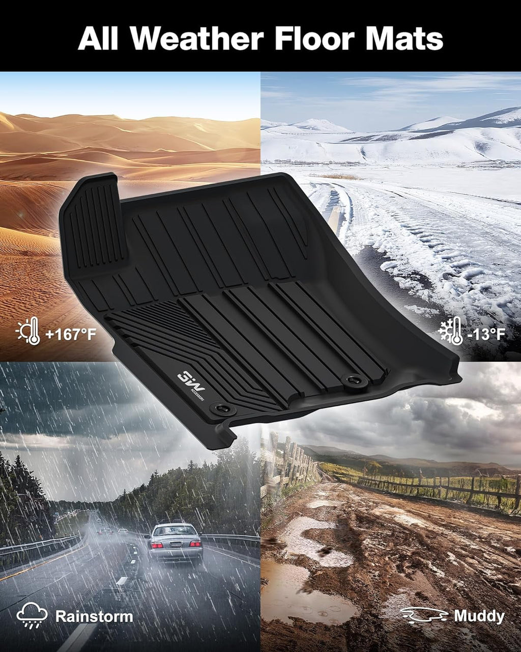 Set Fit Black Liners Cargo 5 Custom 2014-2022 Seat Floor and Mats Trunk 4Runner & 2013-2024/Lexus 3W Fit GX460 Mats 1st Car 4Runner 2nd Liner Row GX460) Floor Mat & Toyota & Full for For