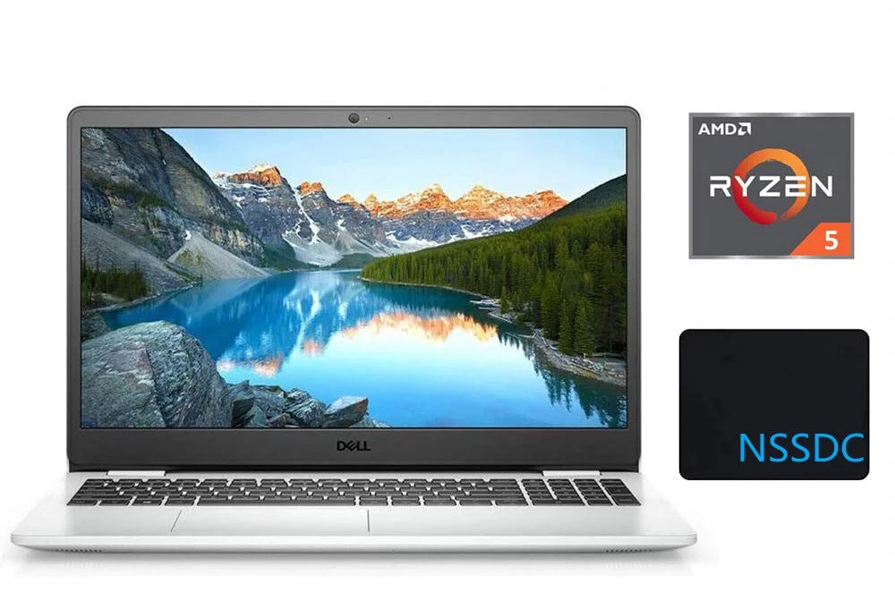 15 AMD 16GB 10, Inspiron Radeon Bluetooth, Vega with NSSDC SSD, Graphics, 8 White, 15.6" AMD HDMI, 5-3450U 2021 FHD Laptop, Dell Webcam, 1TB Ryzen Processor, RAM, Mousepad 3505 Windows