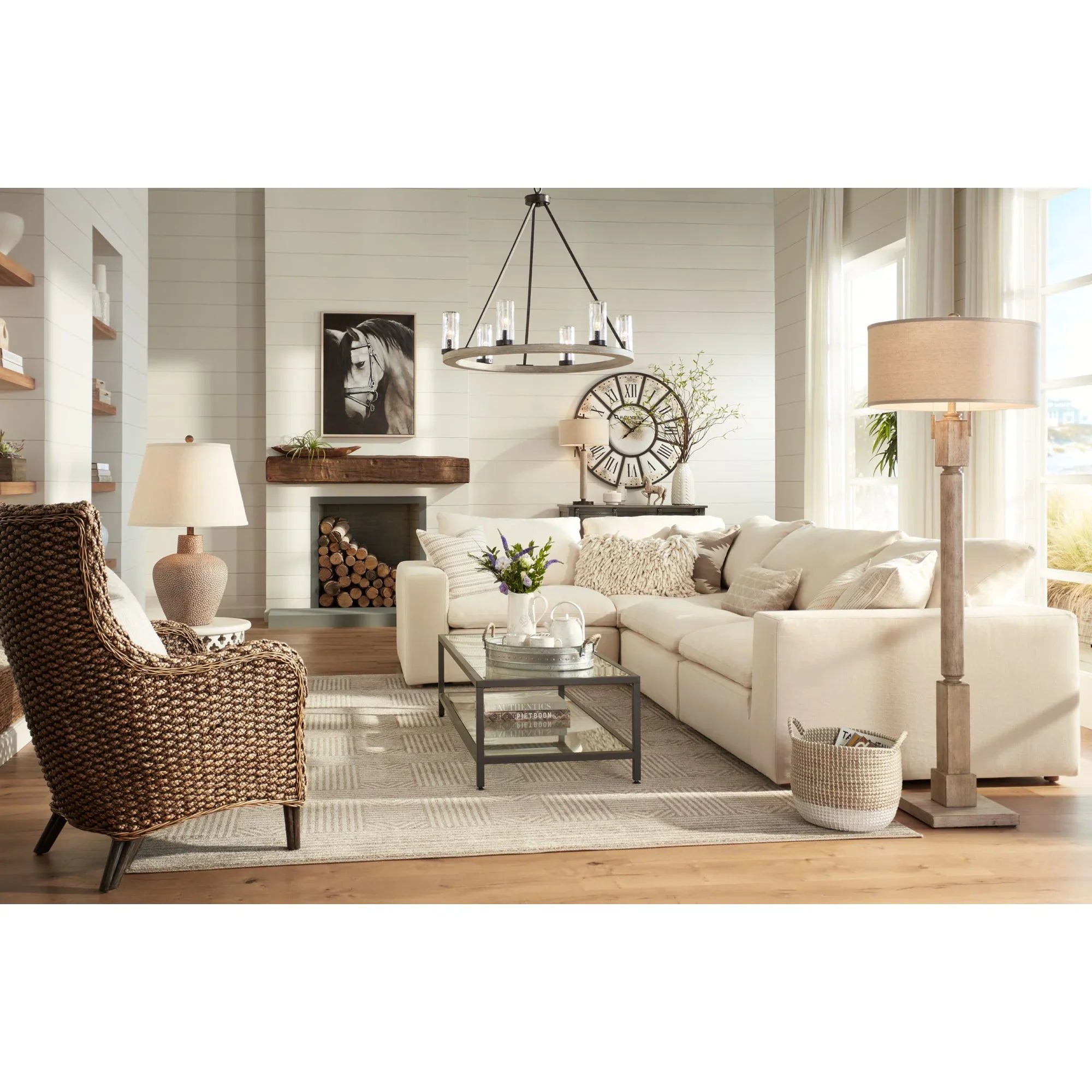Tall Leaf Hammered Brown Pot 29" Table Farmhouse Shade Rustic 360 Empire Bentley Lighting Textured Lamp Home for Room Living Bedroom White Off House