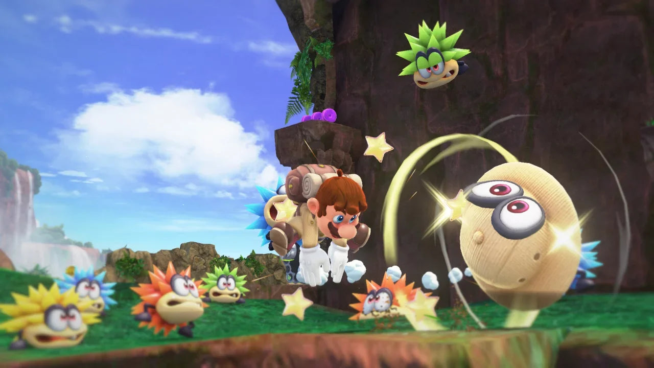 Mario Game Odyssey and Caddy Game
