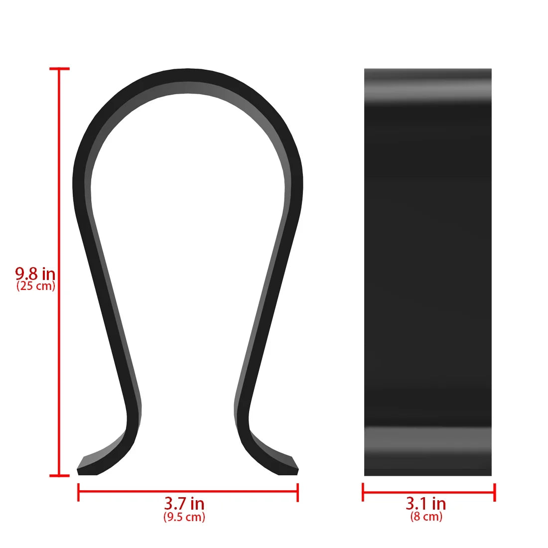 Stand Display Hanger Desk Sony, Sennheiser, Headphones, Stand, Headsets Headset Omega Over-Ear Olufsen Acrylic with Gaming & (Black) for Headphone AKG, Geekria Compatible JVC, Philips, Bang