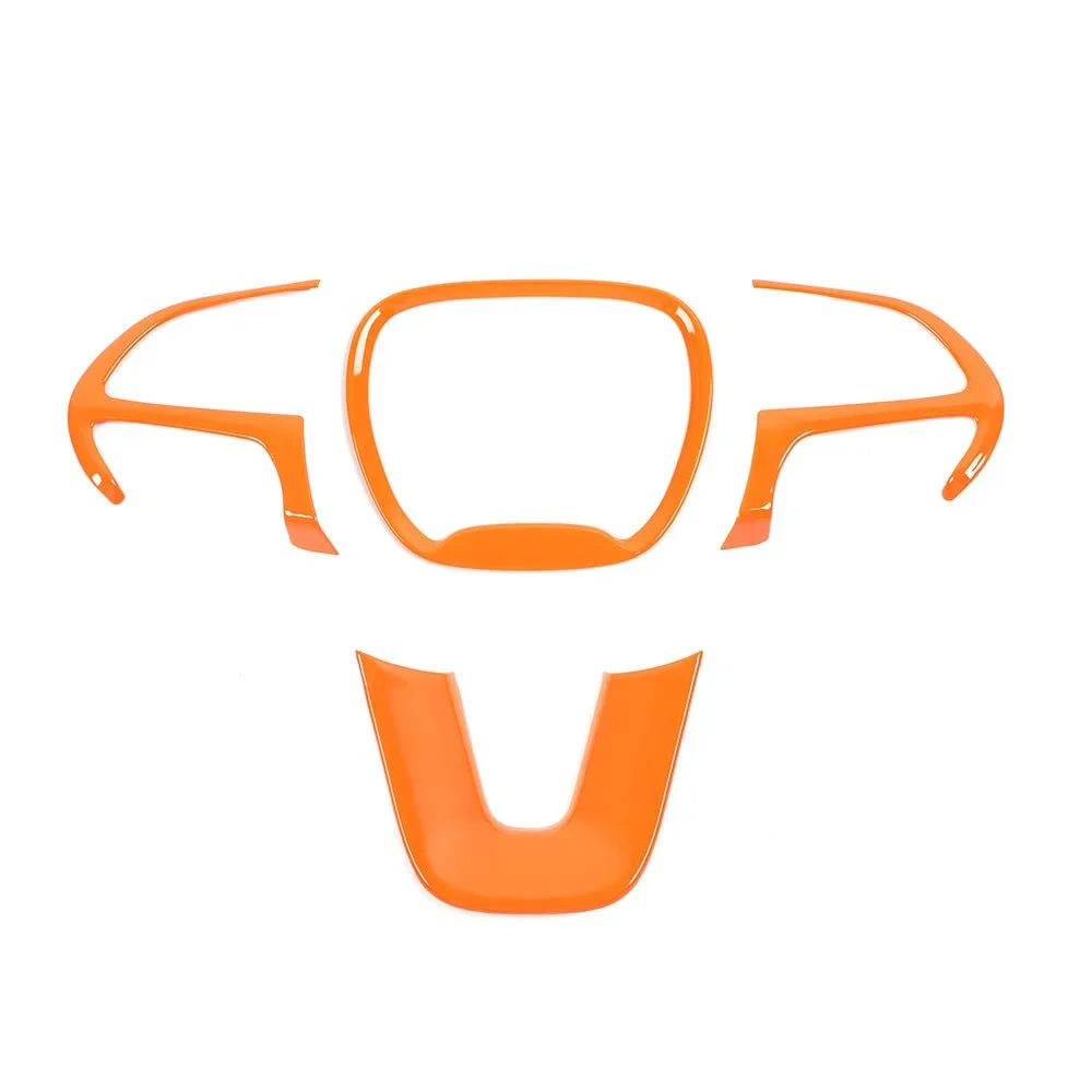 Panel 17x Console Cover Trim Center Dash Orange Teledu Kit Set