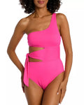 One La Shoulder Blanca Swimsuit One Mio Piece Cutout