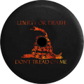 Liberty Cover Spare Fire Snake Tire Camera Death Jeep Backup Wrangler Don't 2018 for or 33 Tread 2019 on Me Flames RV Inch JL