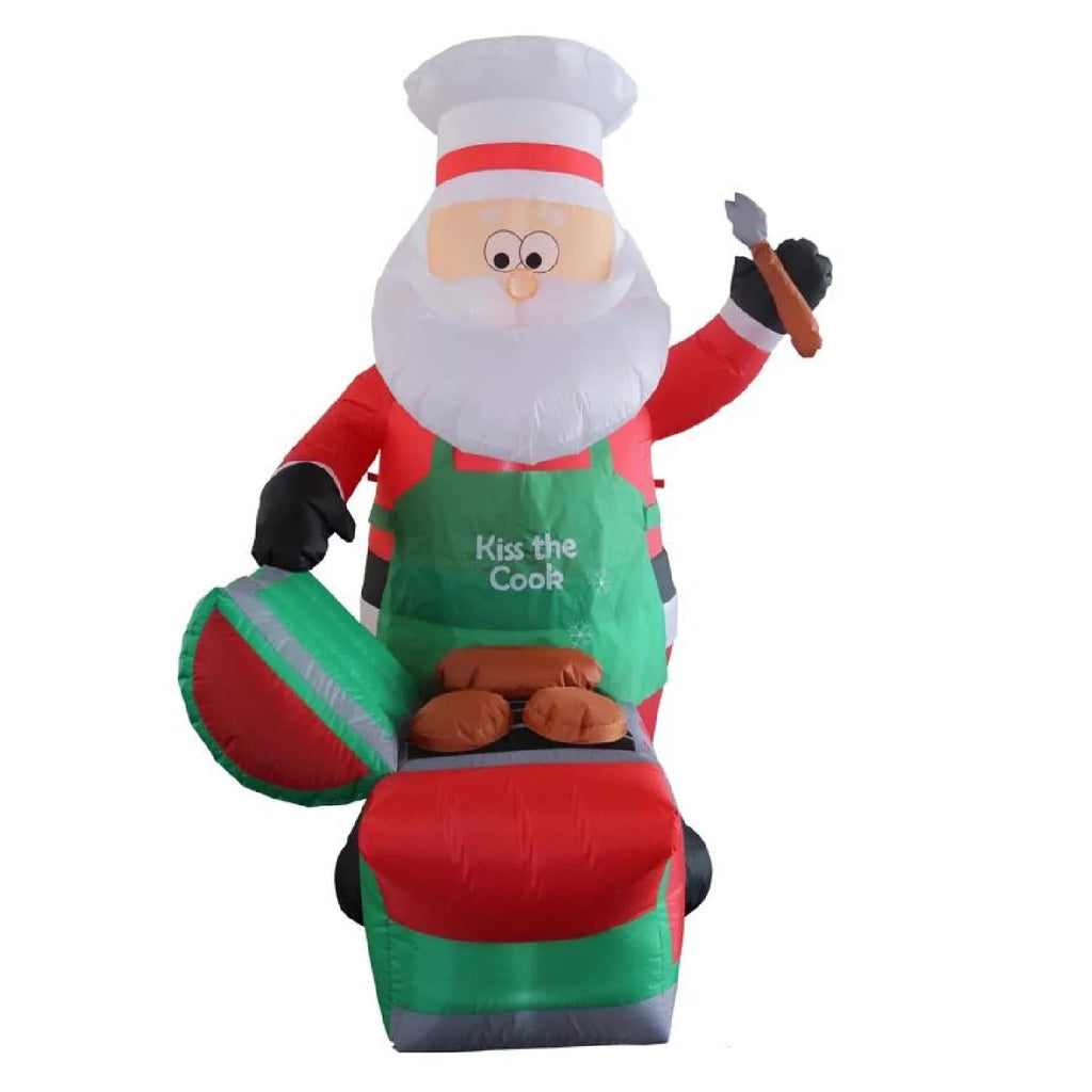 6 Barbequing ft. 9080574 Celebrations Santa self-inflating
