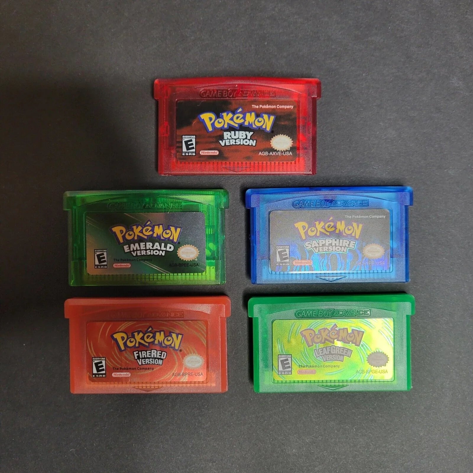 5 Leaf Game Fire Sapphire/ Emerald/ GBA GBM Red/ NDSL Ruby/ Green SP 1 Card in