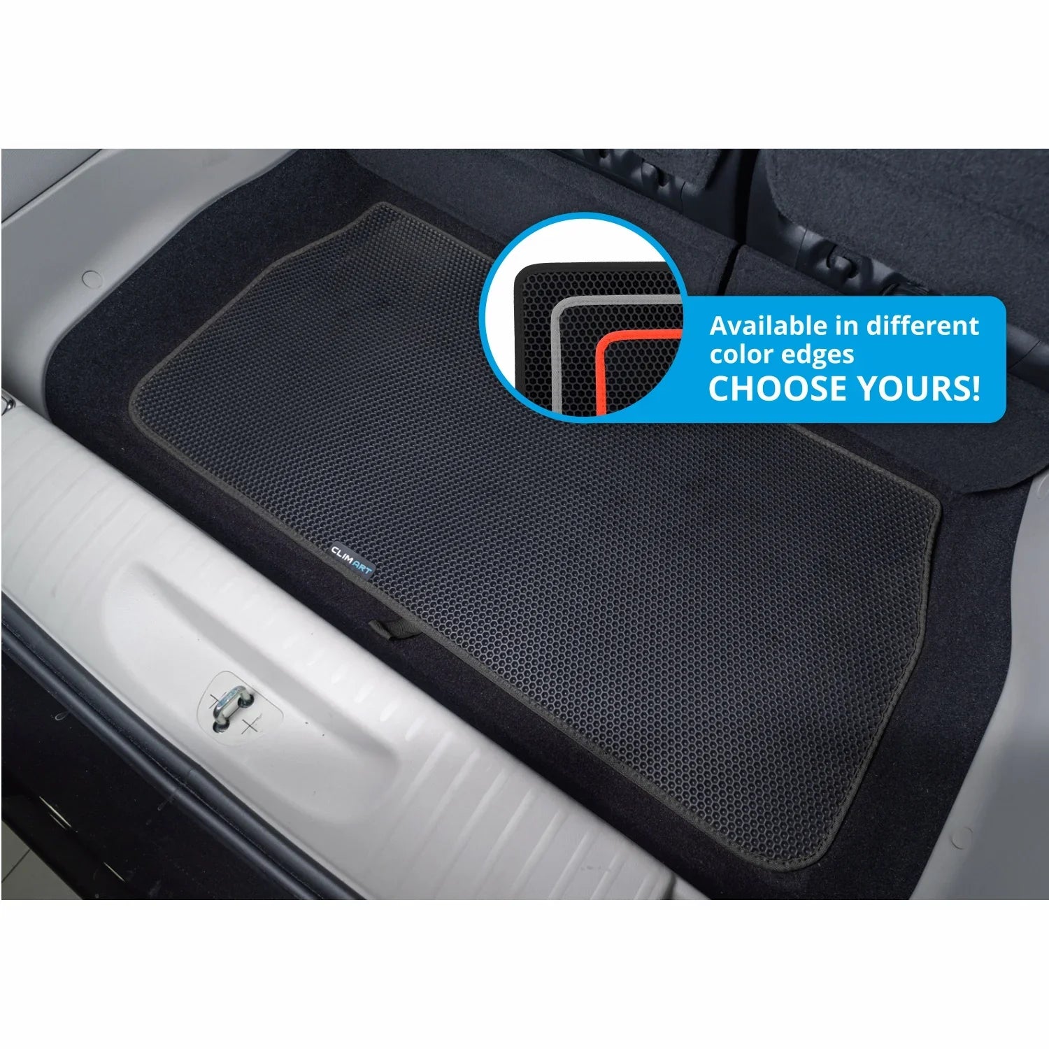 Luggage for Pacifica Chrysler All-Climate, 2017-2024/Voyager Liner, - Cargo FL01116156 Custom ART Mat, Anti-Slip 2020-2024 Honeycomb CLIM - Cargo Trunk Heavy Fit Technology Liner Duty, with