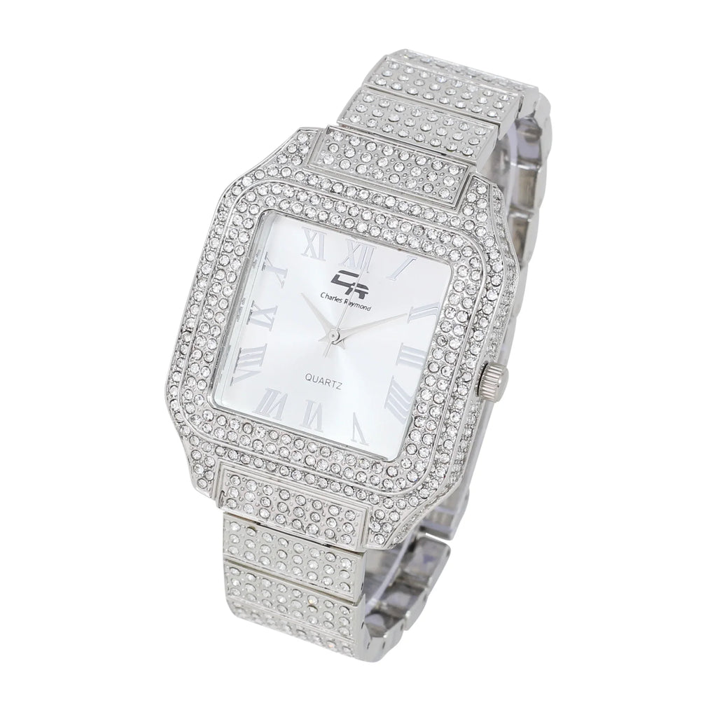 Diamonds Timeless and Women's Classic-SLV) Testament (L0513LA Iced Out True Crystal Beauty to a Glamour Watch, blinged-Out Luxury