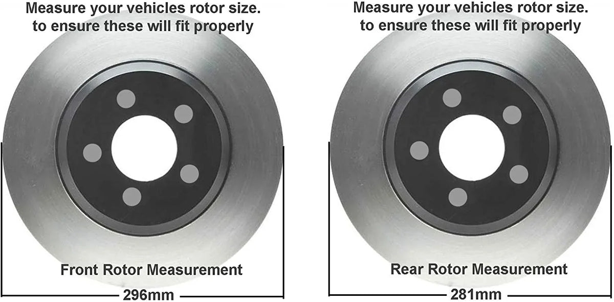 Axle Front Detroit 11.06" 2011 2017 2007 2008 Slotted Pads - 2014 Rotors Rear for Ceramic Brake 2012 2016 2006-2018 11.65" Brakes Toyota Drilled Rav4 2015 2010 Disc & and 2009 Kit 2013 Replacement