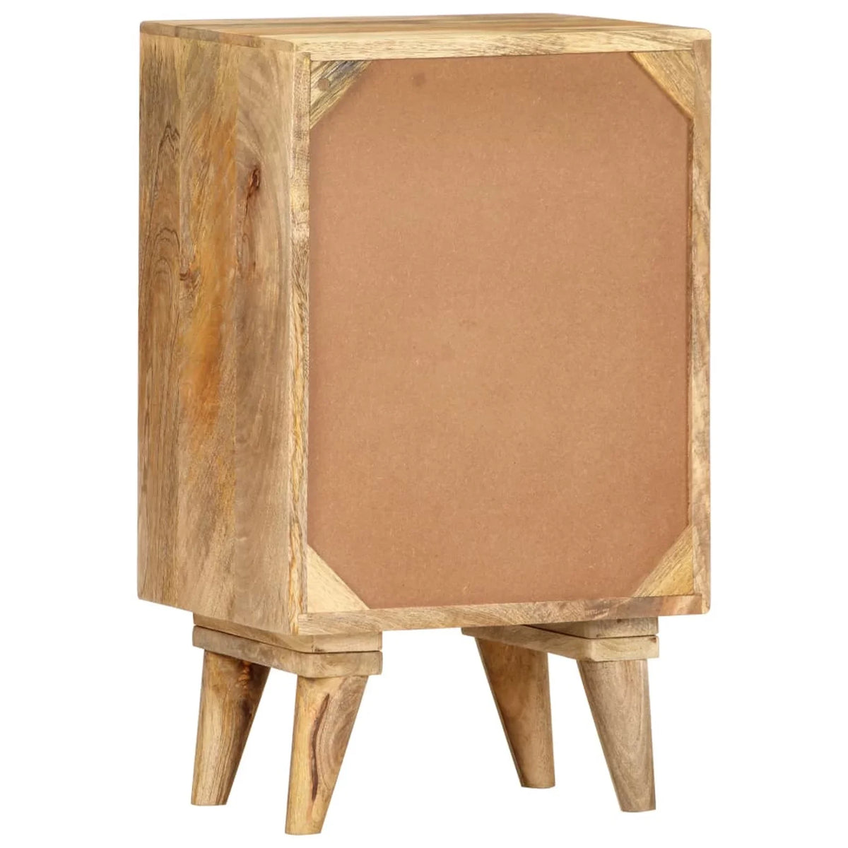 14.2"x11.8"x23.6" Mango Cabinet Solid Wood Bedside Dcenta