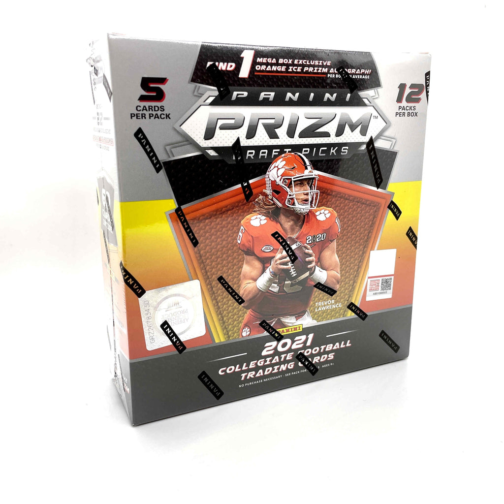 Cards- Panini Autograph 60 2021 Cards Prizm Collegiate Draft Football Trading Picks +1