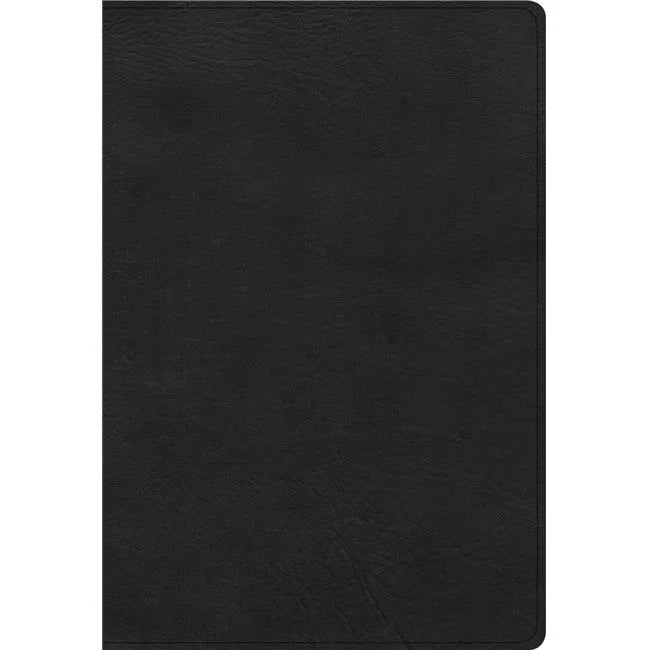B Publishing Black Leather Print Reference - Bible, 2020 136465 & May Giant KJV Super Touch H